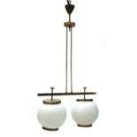 An Italian brass ceiling light,