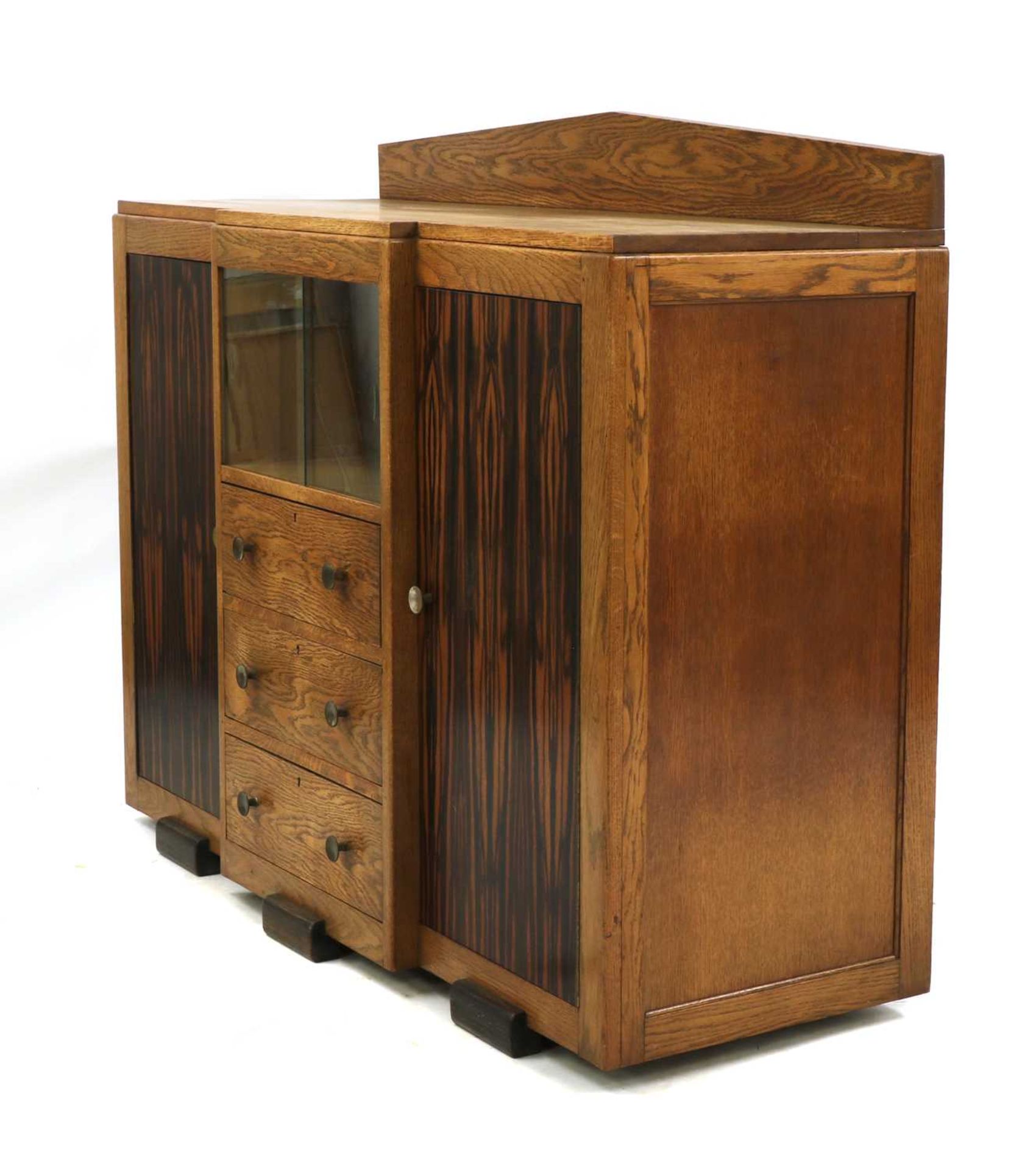 An Amsterdam School oak and coromandel sideboard, - Image 2 of 3