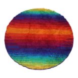A Danish 'Rainbow' circular rug,