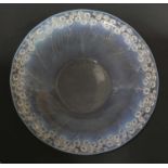 A Lalique 'Muguet' glass dish,