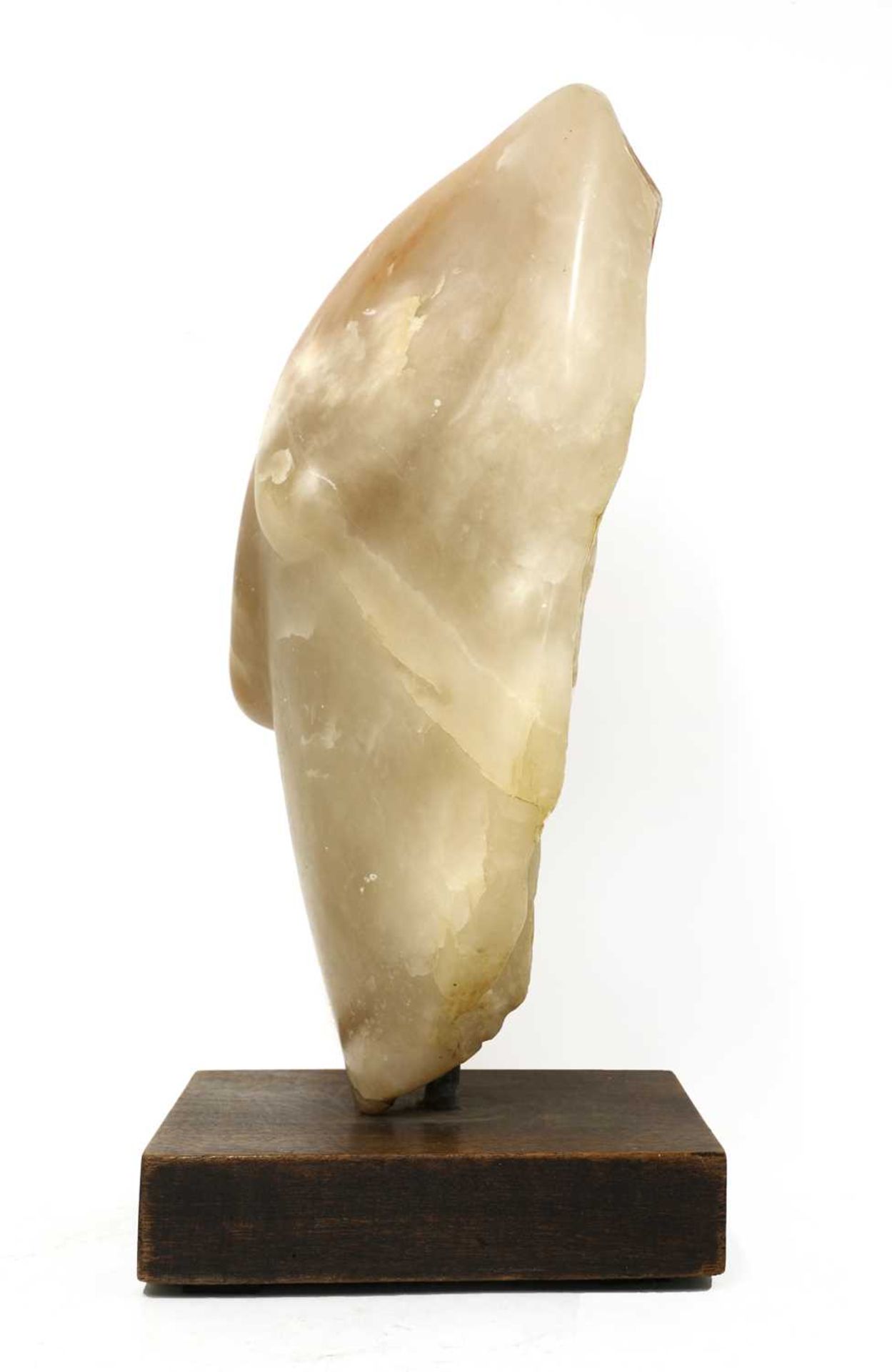 A rose quartz sculpture, - Image 3 of 3