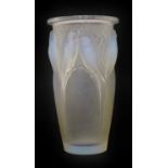 A Lalique 'Ceylan' opalescent glass vase,