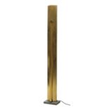 An Italian brass standard lamp,