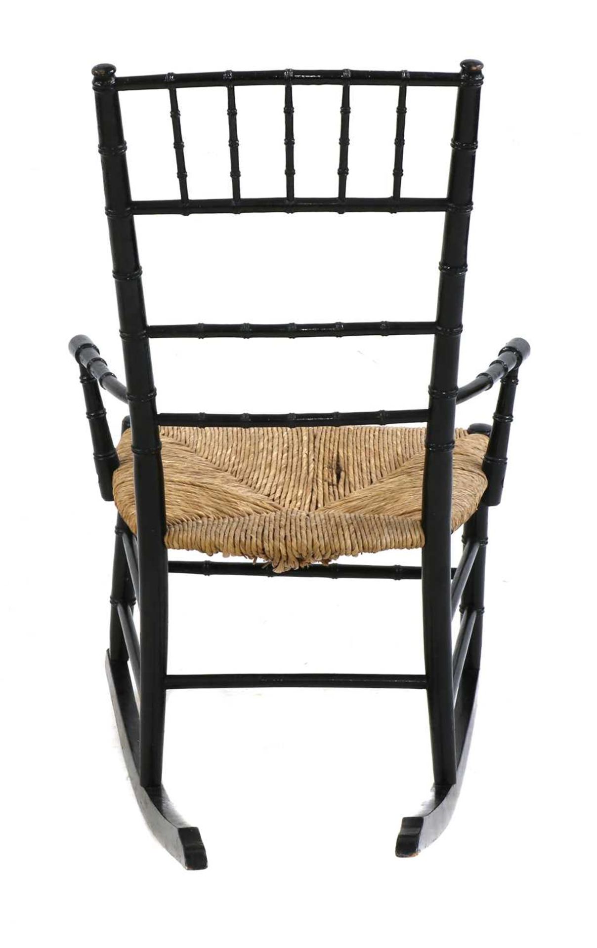 An Aesthetic ebonised child's rocking chair, - Image 6 of 6