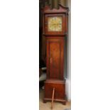 Hutchinson, Worksop, an eight-day oak longcase clock,