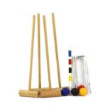 A modern Jacques croquet set,