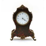 A French boulle mantel clock,