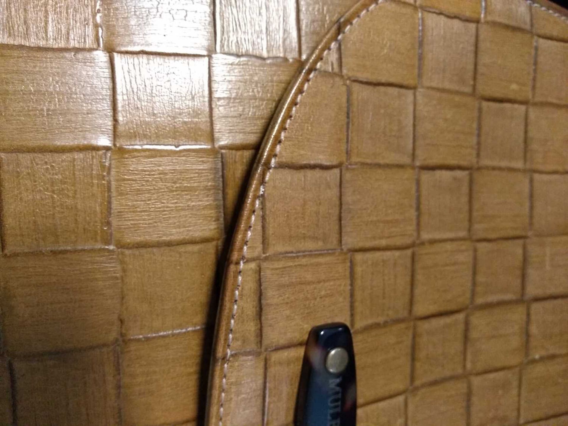 A vintage Roger Saul for Mulberry woven coated leather handbag - Bild 15 aus 18
