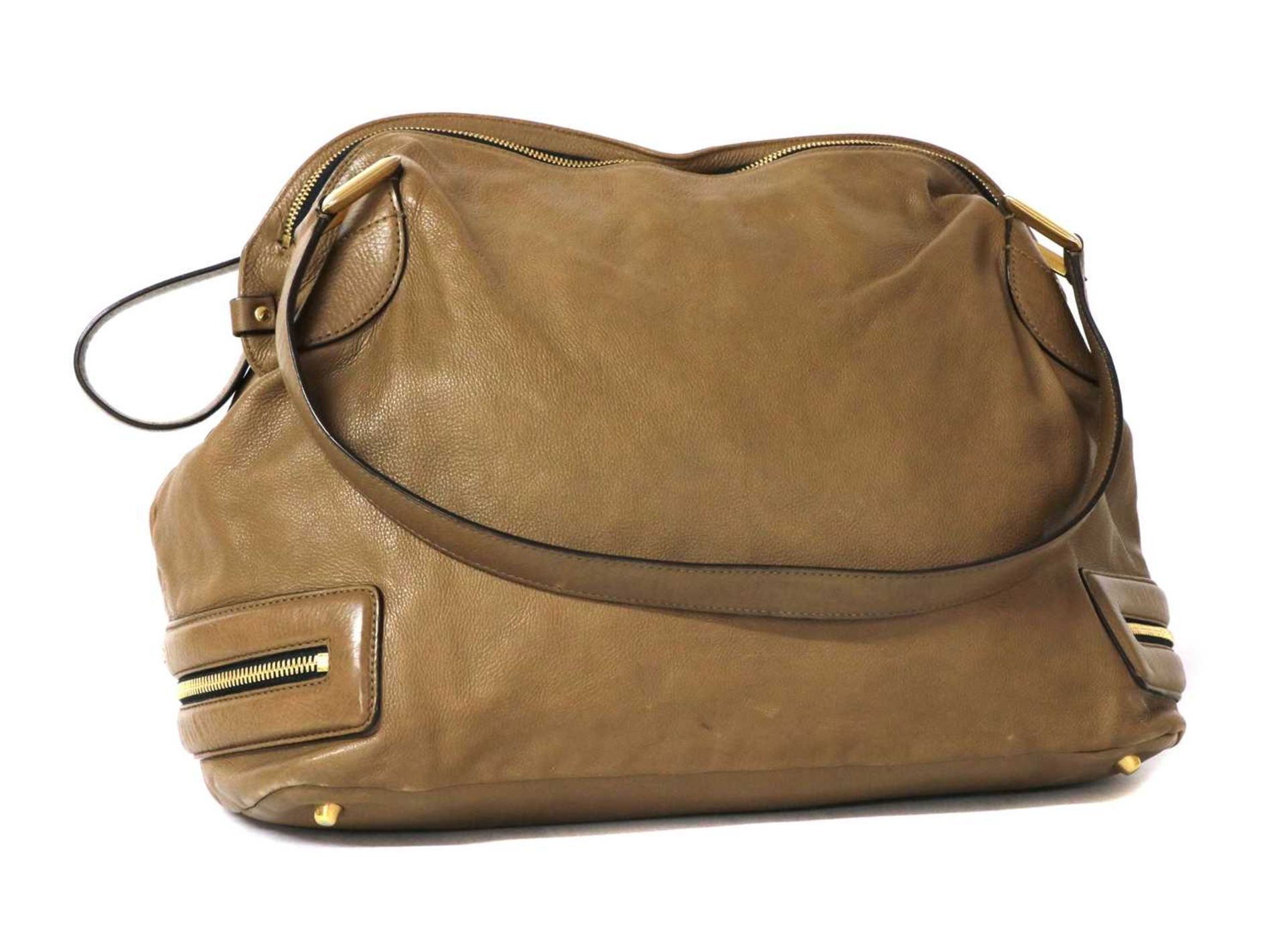 A Chloe brown leather shoulder bag - Bild 2 aus 3