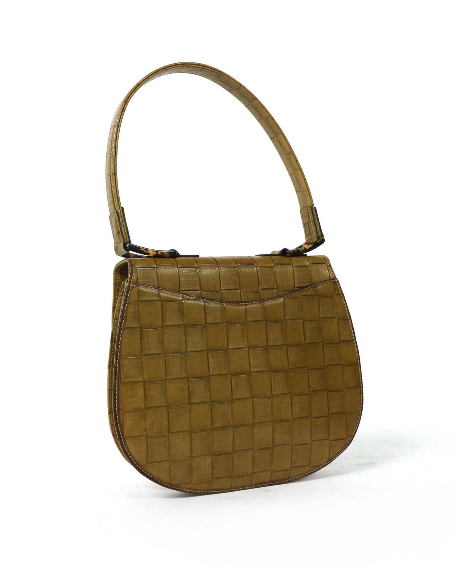 A vintage Roger Saul for Mulberry woven coated leather handbag - Bild 3 aus 18