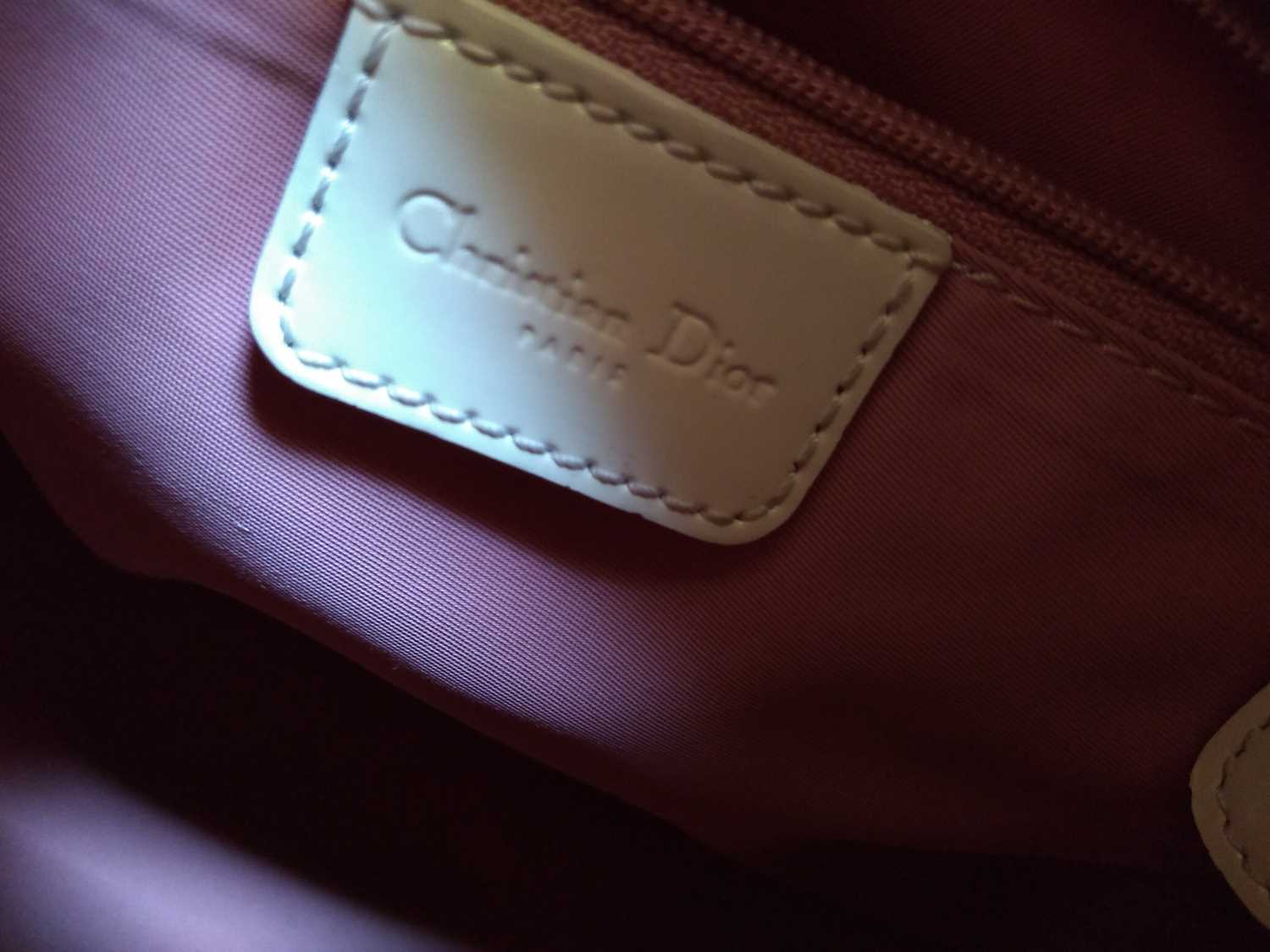 A Christian Dior pink canvas Boston Bag, - Image 3 of 12
