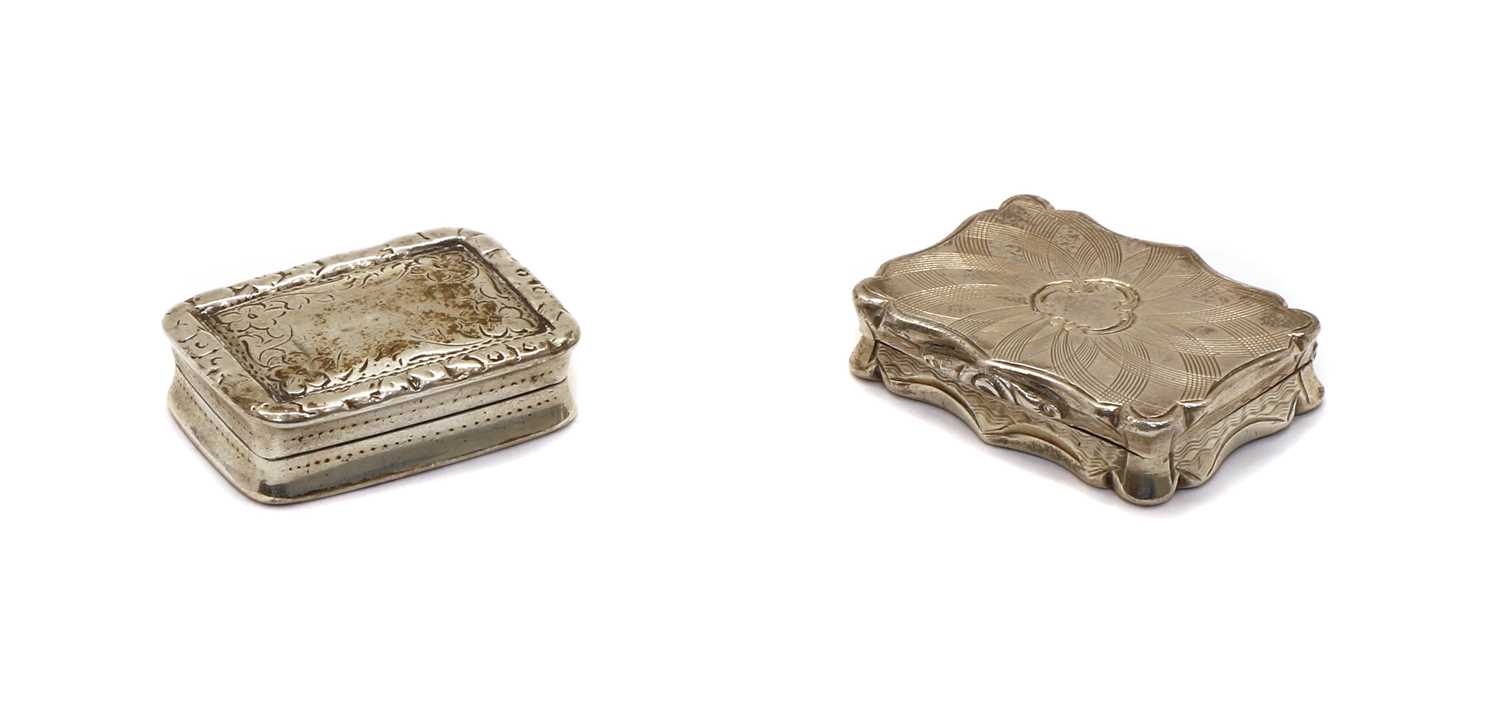 A Victorian silver vinaigrette,