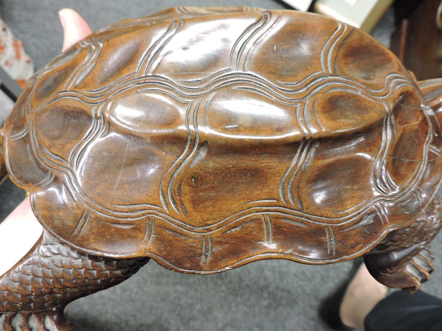 A Chinese wood tortoise, - Image 12 of 14