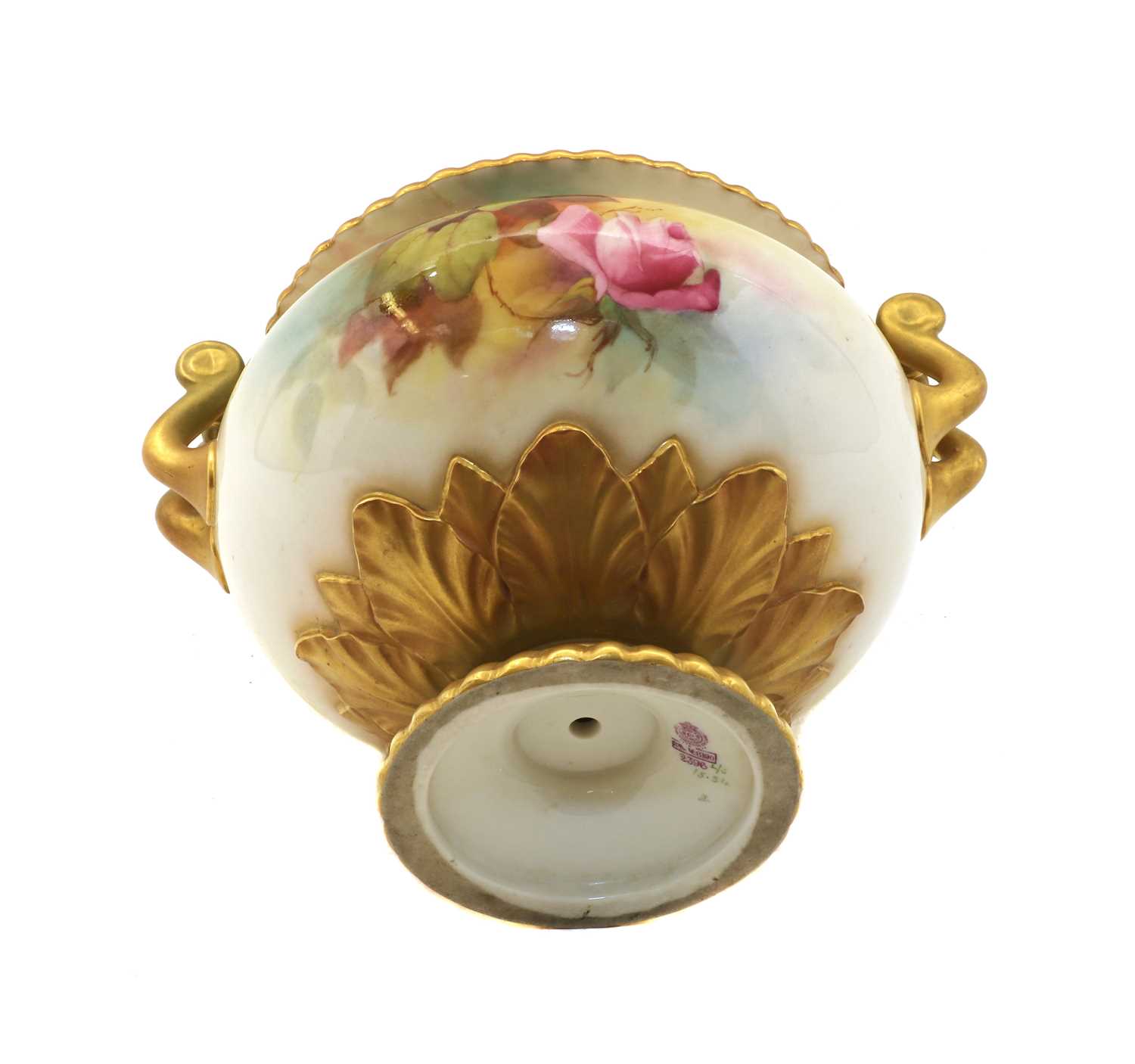 A Royal Worcester two handled bowl, - Image 2 of 4