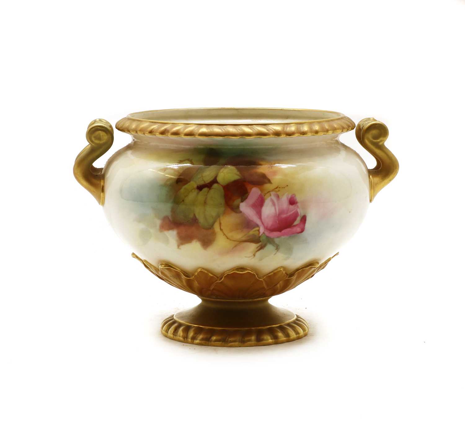 A Royal Worcester two handled bowl,
