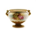 A Royal Worcester two handled bowl,