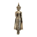 A standing Buddha figure,