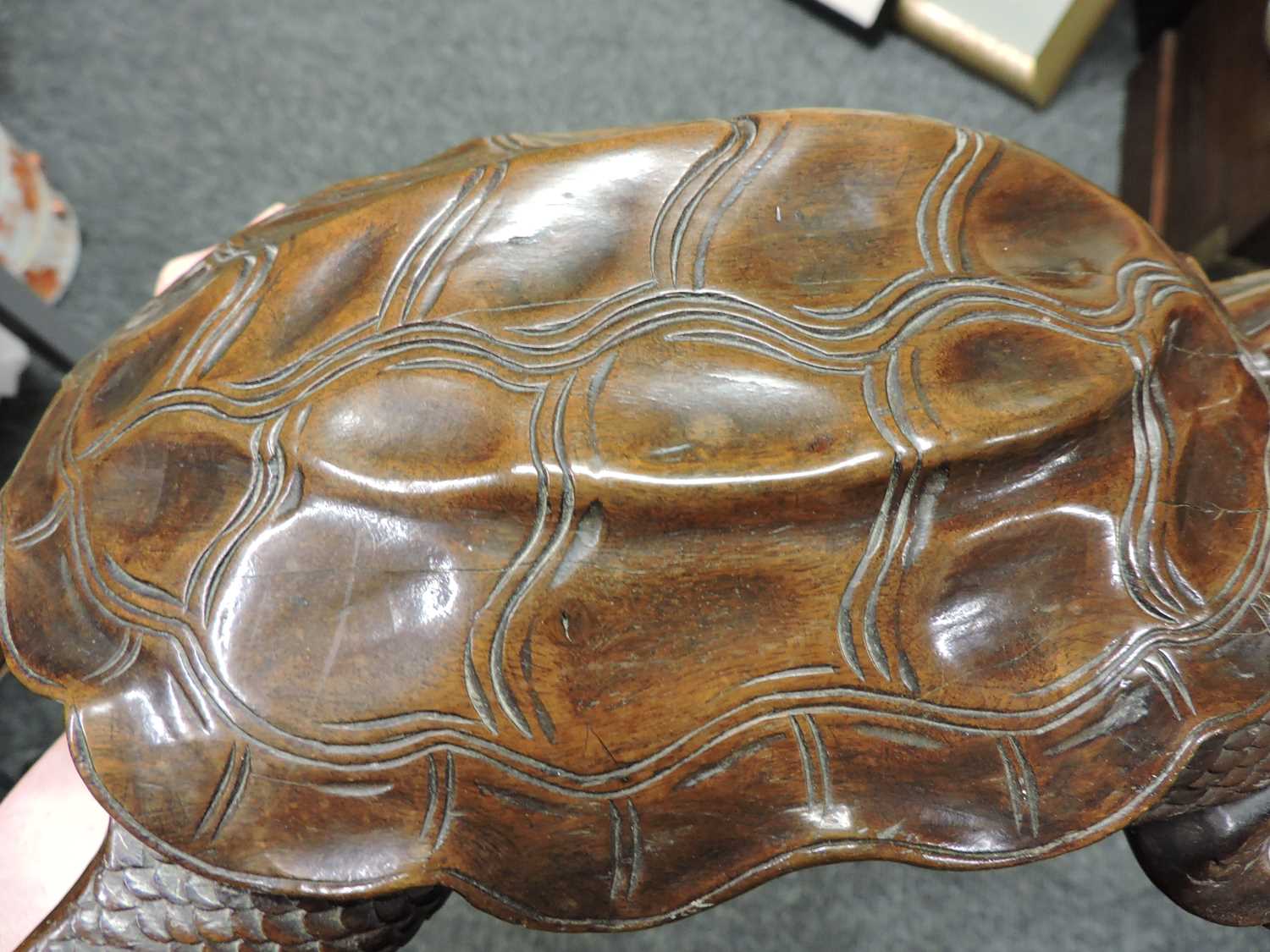 A Chinese wood tortoise, - Image 13 of 14