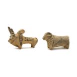 Two Indus valley terracotta animals