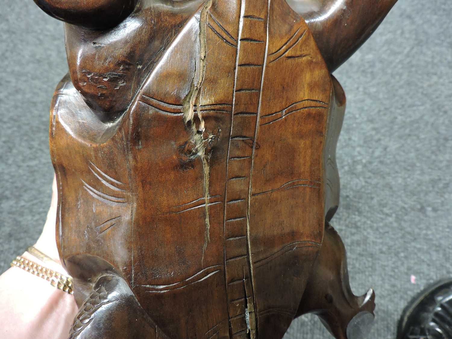 A Chinese wood tortoise, - Image 11 of 14