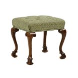 A continental elm dressing stool