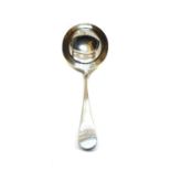 A George III silver ladle,