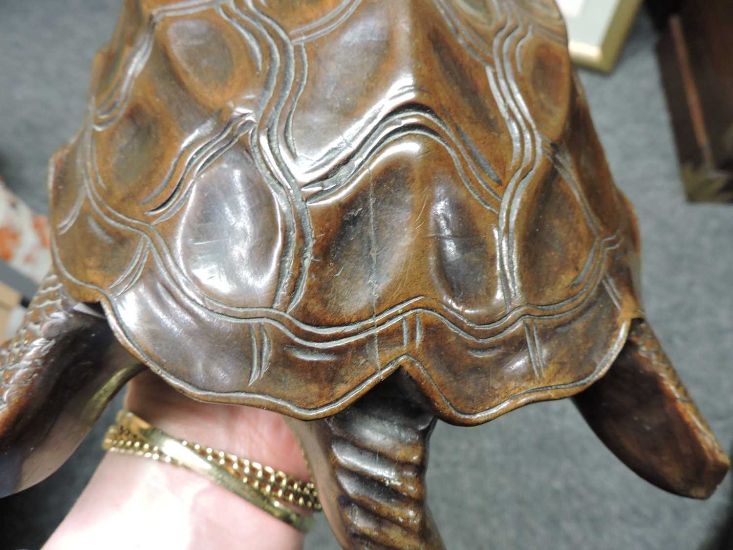 A Chinese wood tortoise, - Image 5 of 14