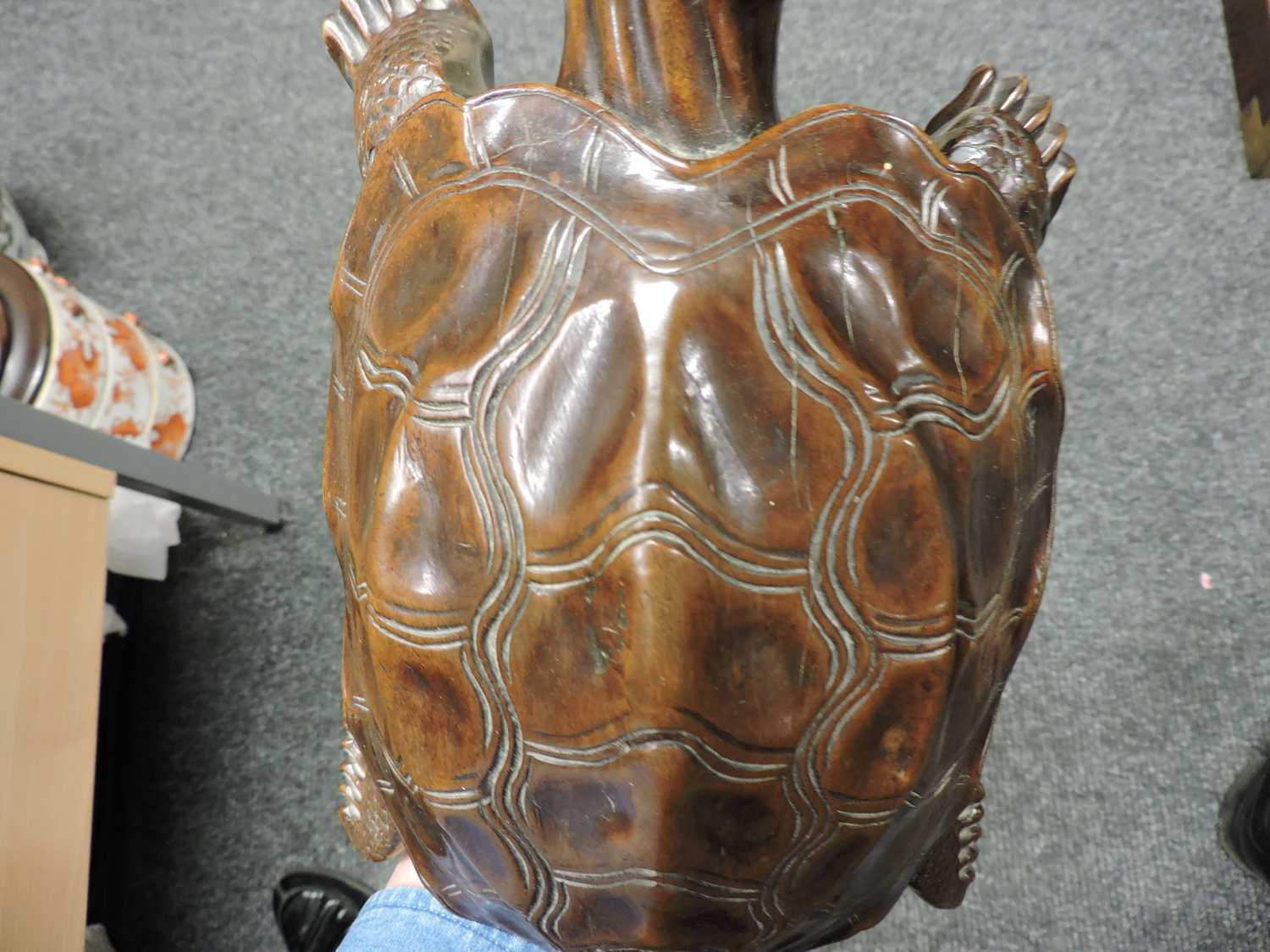 A Chinese wood tortoise, - Image 4 of 14