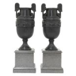 A pair of composite neoclassical urns