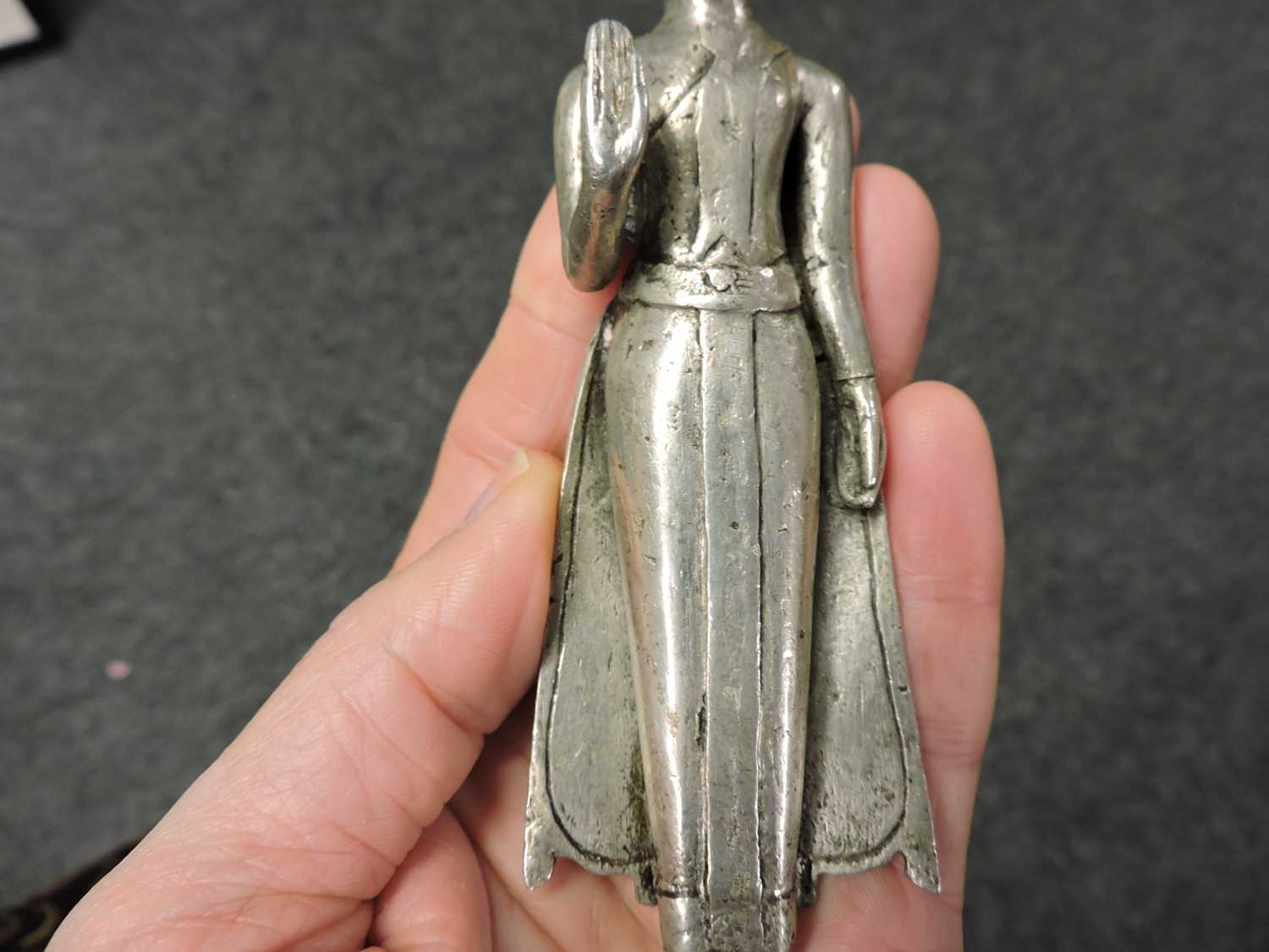 A standing Buddha figure, - Image 9 of 10