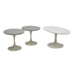 A pair of Arkana mirror top tables,