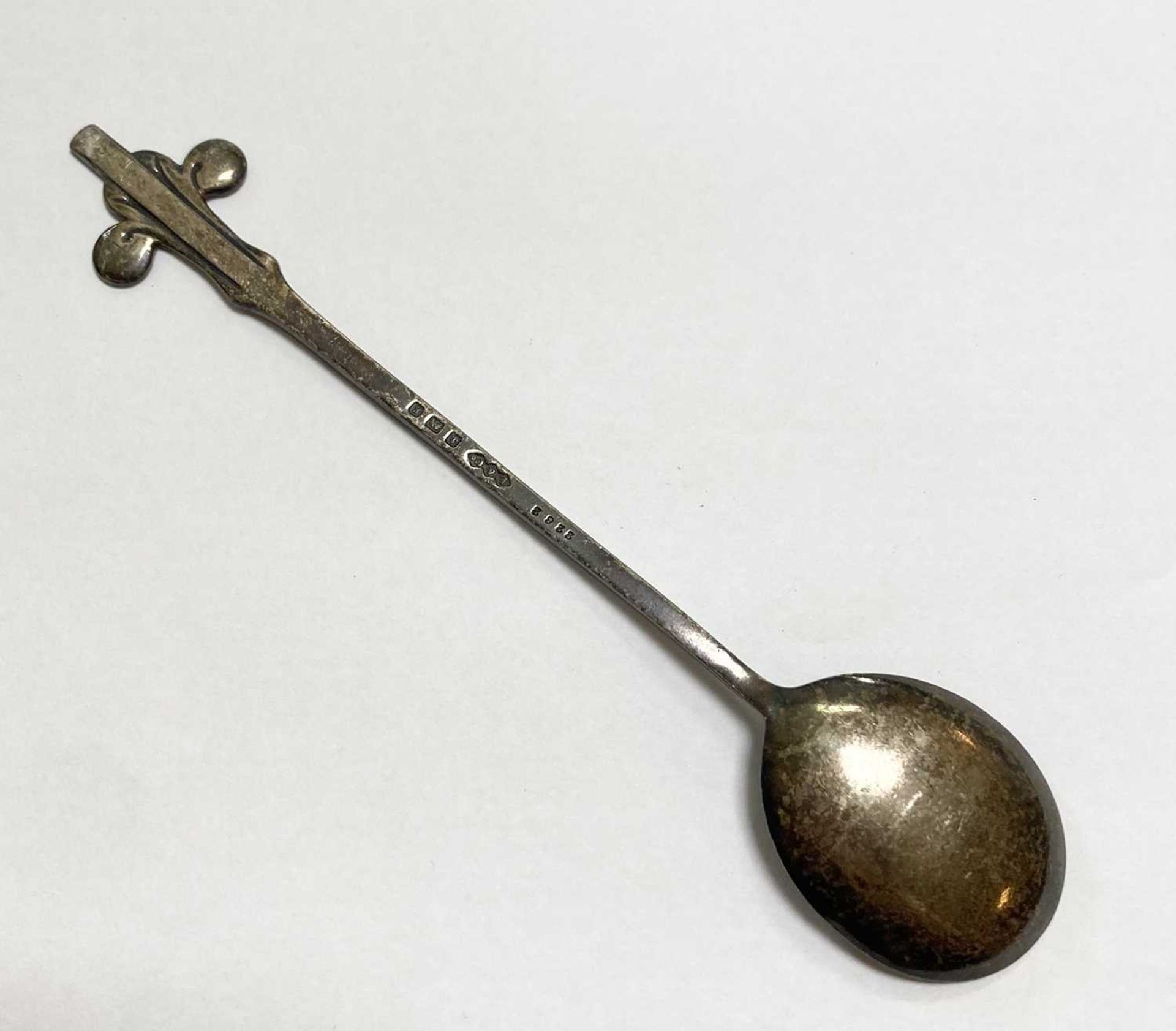 A Liberty & Co. Cymric silver jam spoon, designed by Archibald Knox, - Image 3 of 3