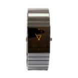 A gentlemen's ceramic Rado 'Diastar Ceramica' quartz bracelet watch,