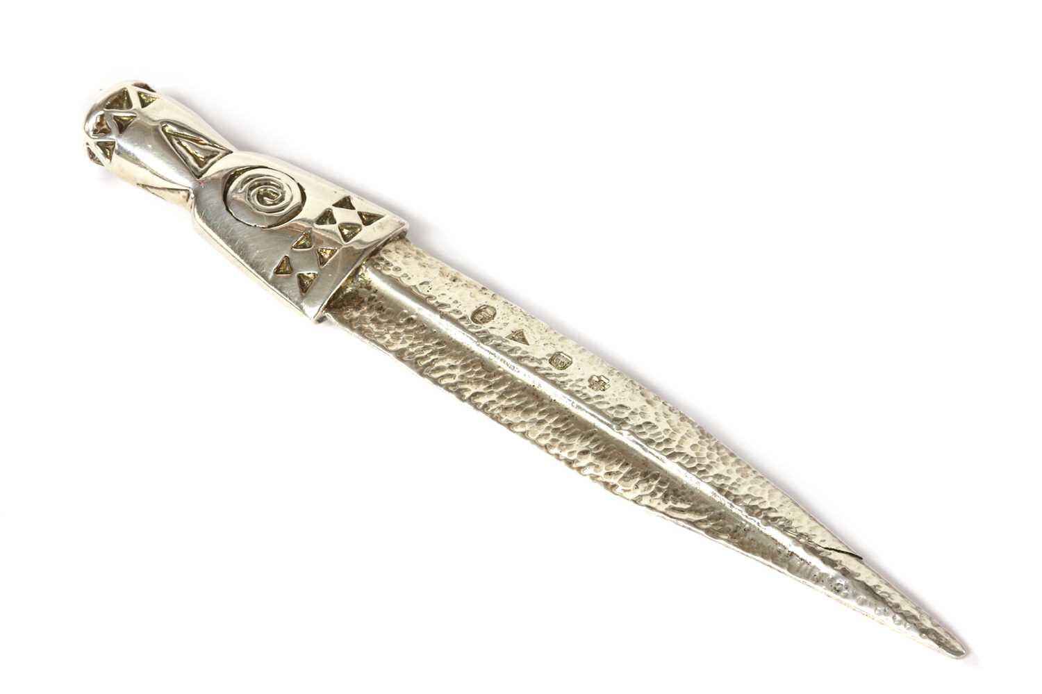 A silver paper knife, by Patrick Mavros, - Image 2 of 2