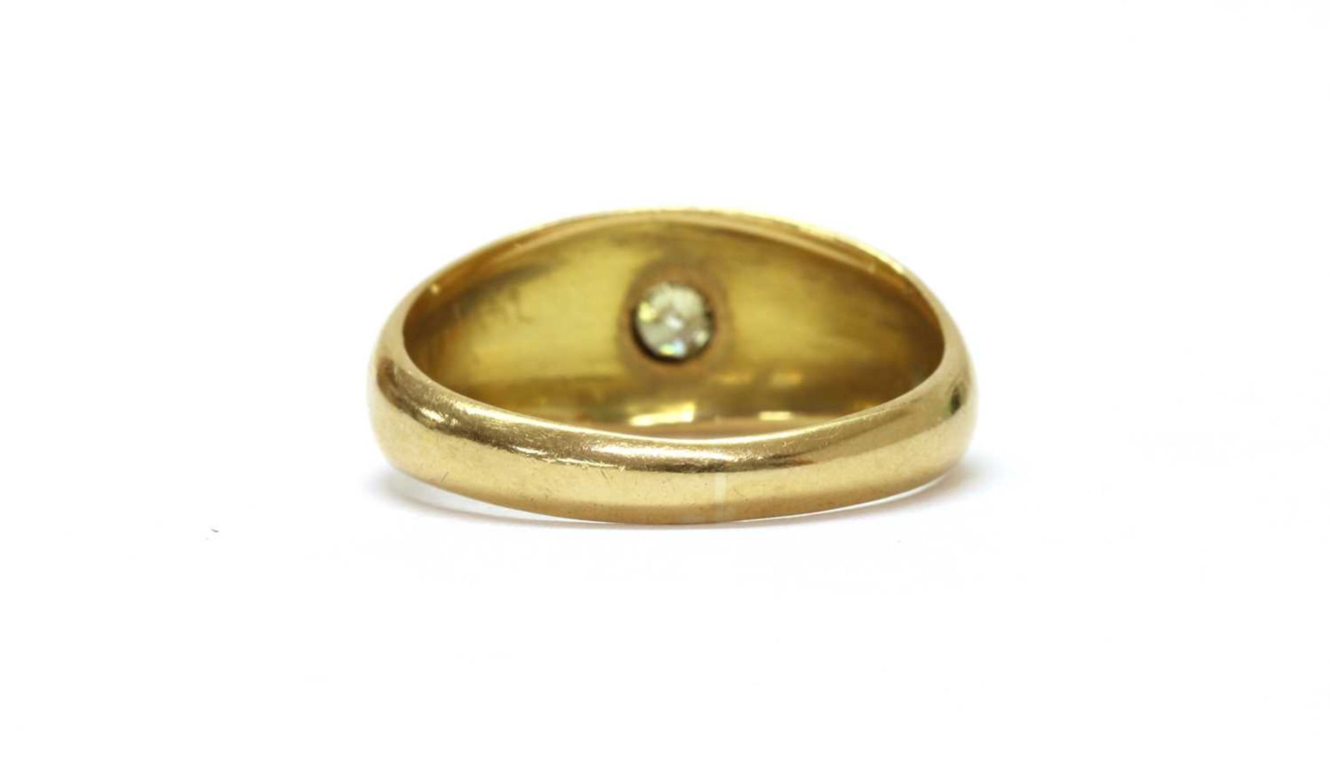 An 18ct gold single stone diamond ring, - Image 3 of 6