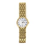 A ladies' gold-plated Raymond Weil 'Fidelio' quartz bracelet watch,