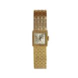 A ladies' 9ct gold International Watch Company mechanical bracelet watch,