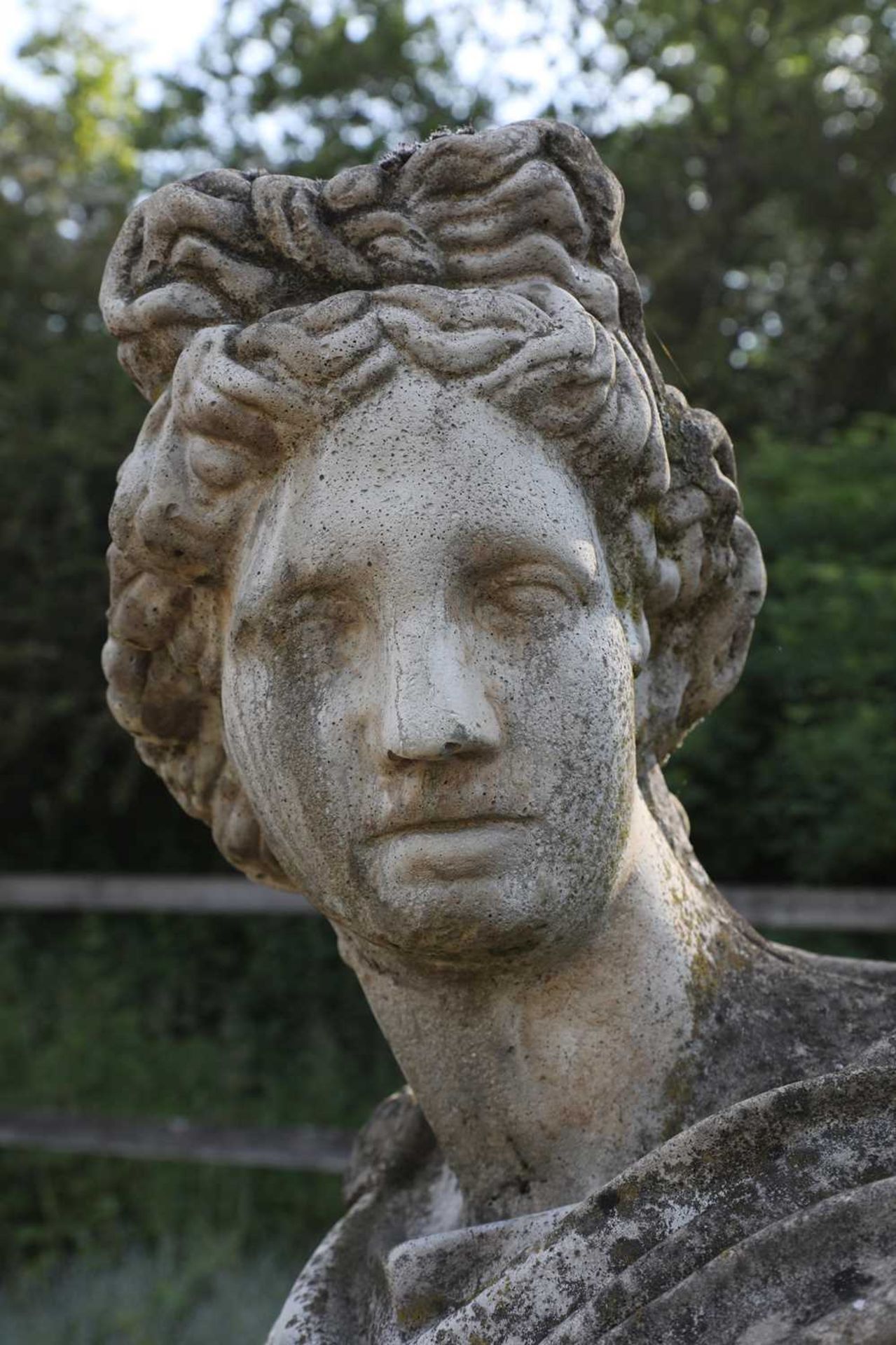 A composite stone bust after the antique, - Bild 3 aus 21
