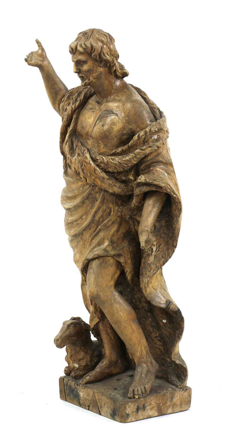 A carved limewood Old Testament figure, - Image 2 of 4