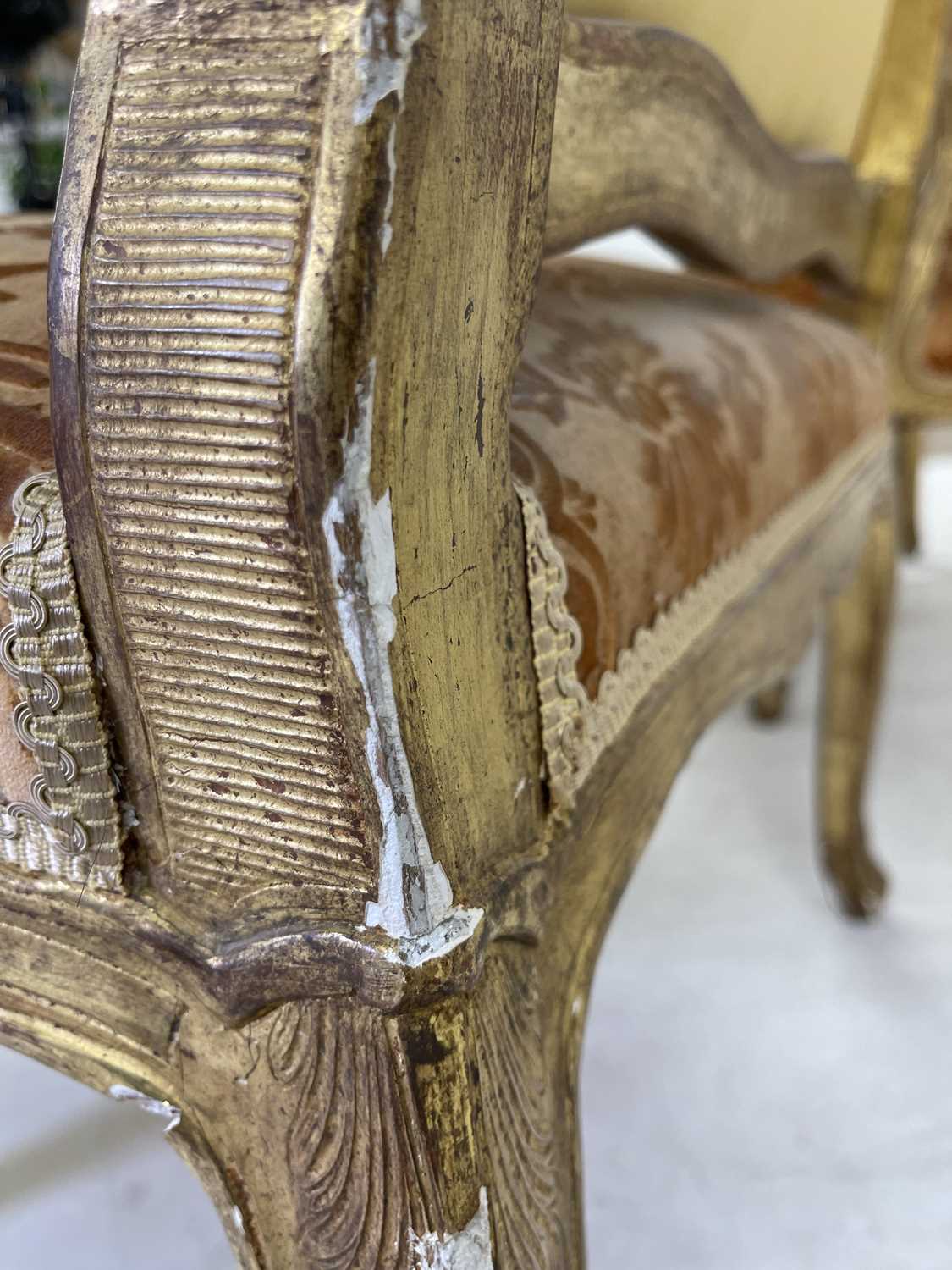A pair of French Louis XV giltwood fauteuils à la reine, - Image 46 of 140