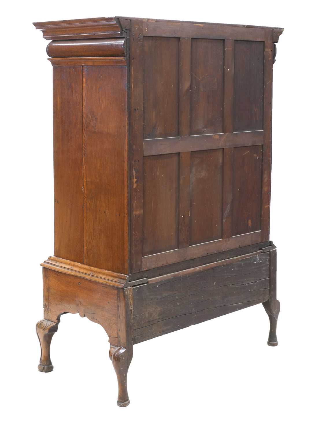 An oak chest on stand, - Image 3 of 4