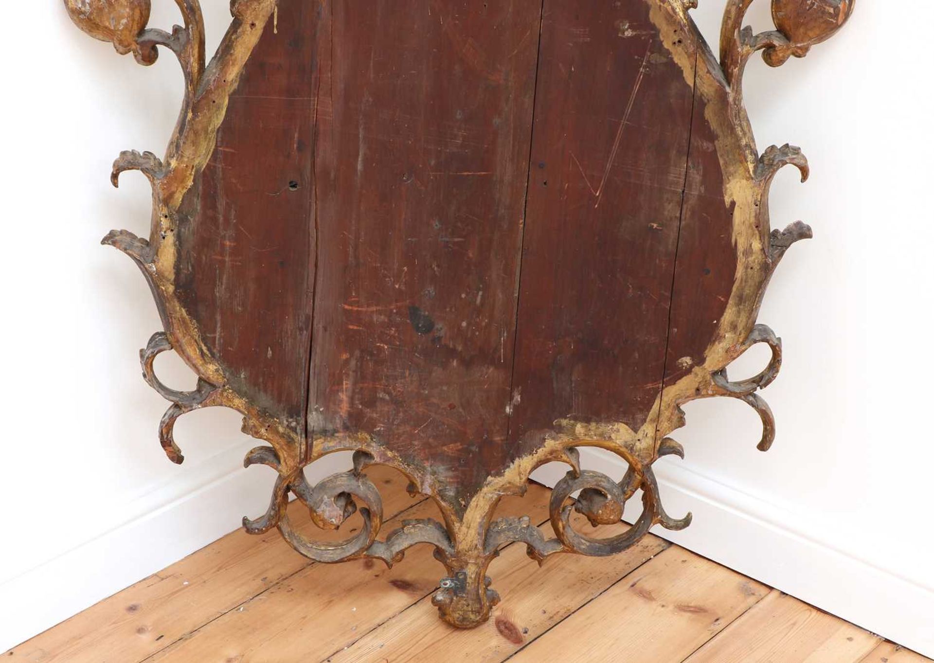 A George III giltwood wall mirror, - Image 7 of 50