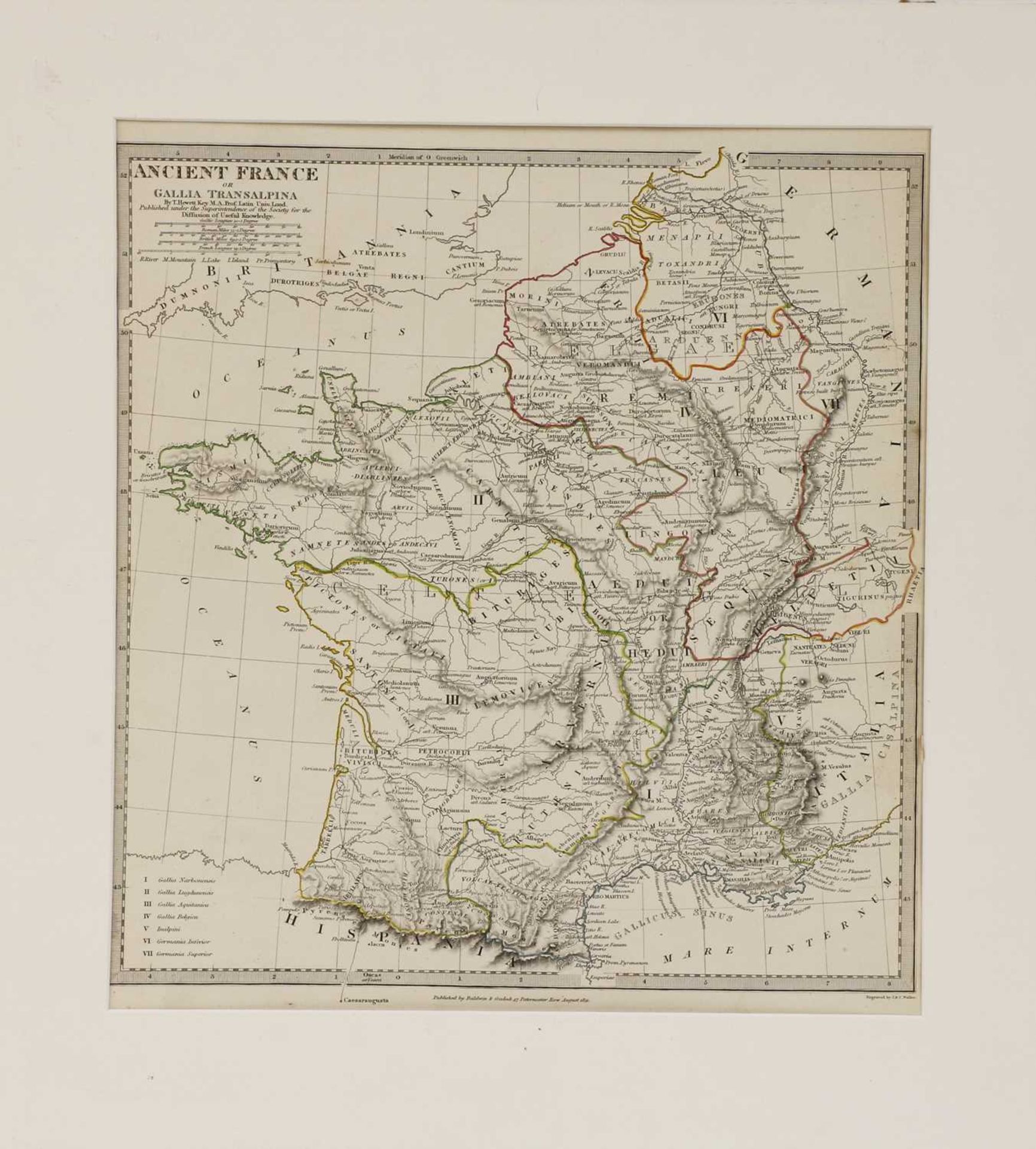A set of four old maps of Paris, the Environs of Paris, Bordeaux and Toulon, - Bild 12 aus 25