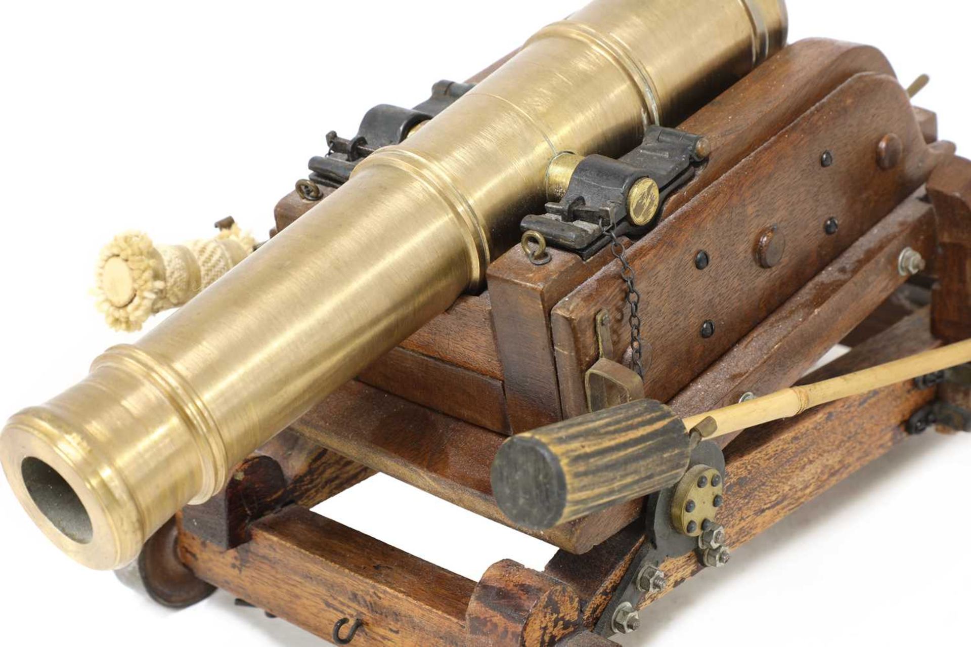 A model of a late 18th century 24lb Gibraltar cannon, - Image 3 of 6