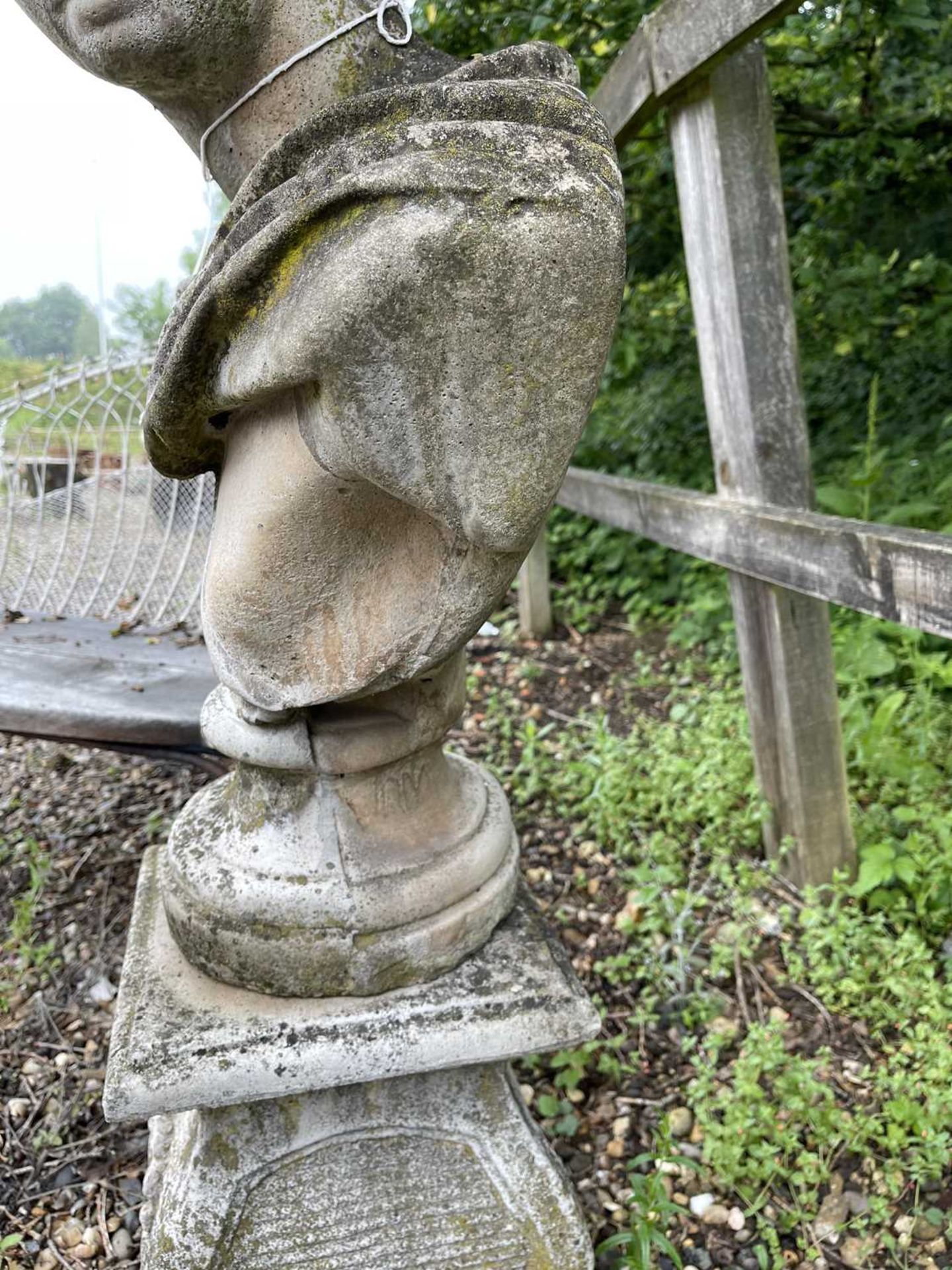 A composite stone bust after the antique, - Bild 11 aus 21