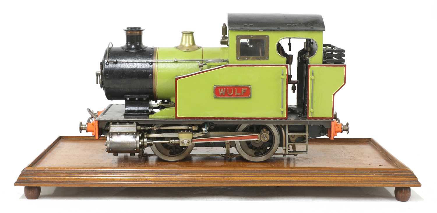 A 3½in gauge scratch-built live steam tank locomotive