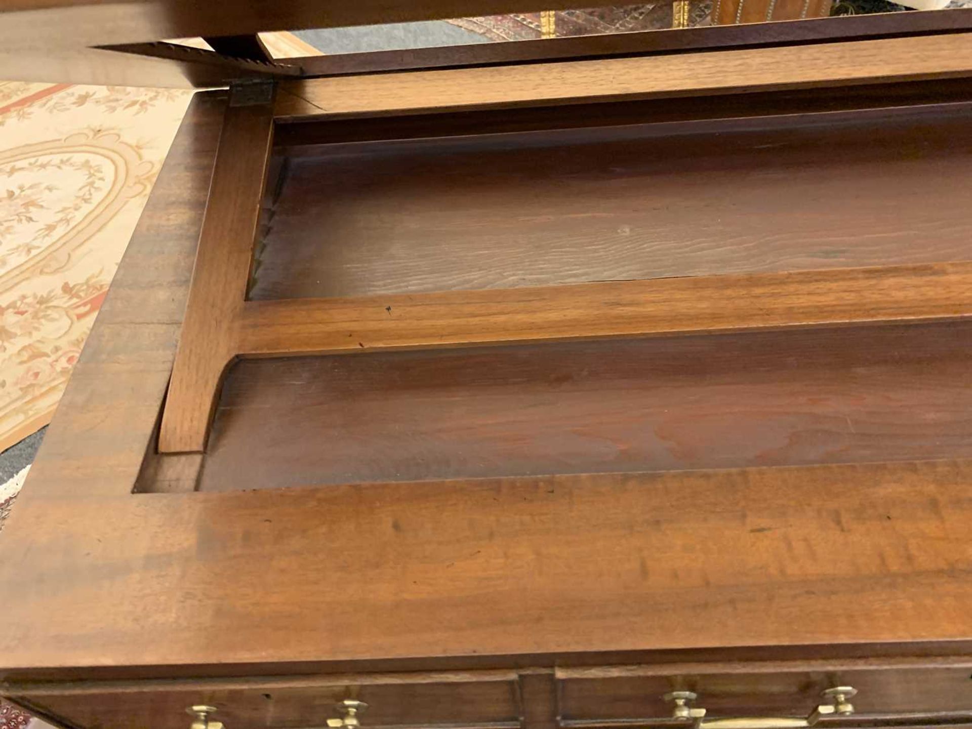 A George III mahogany architect's desk/secretaire, - Image 17 of 30