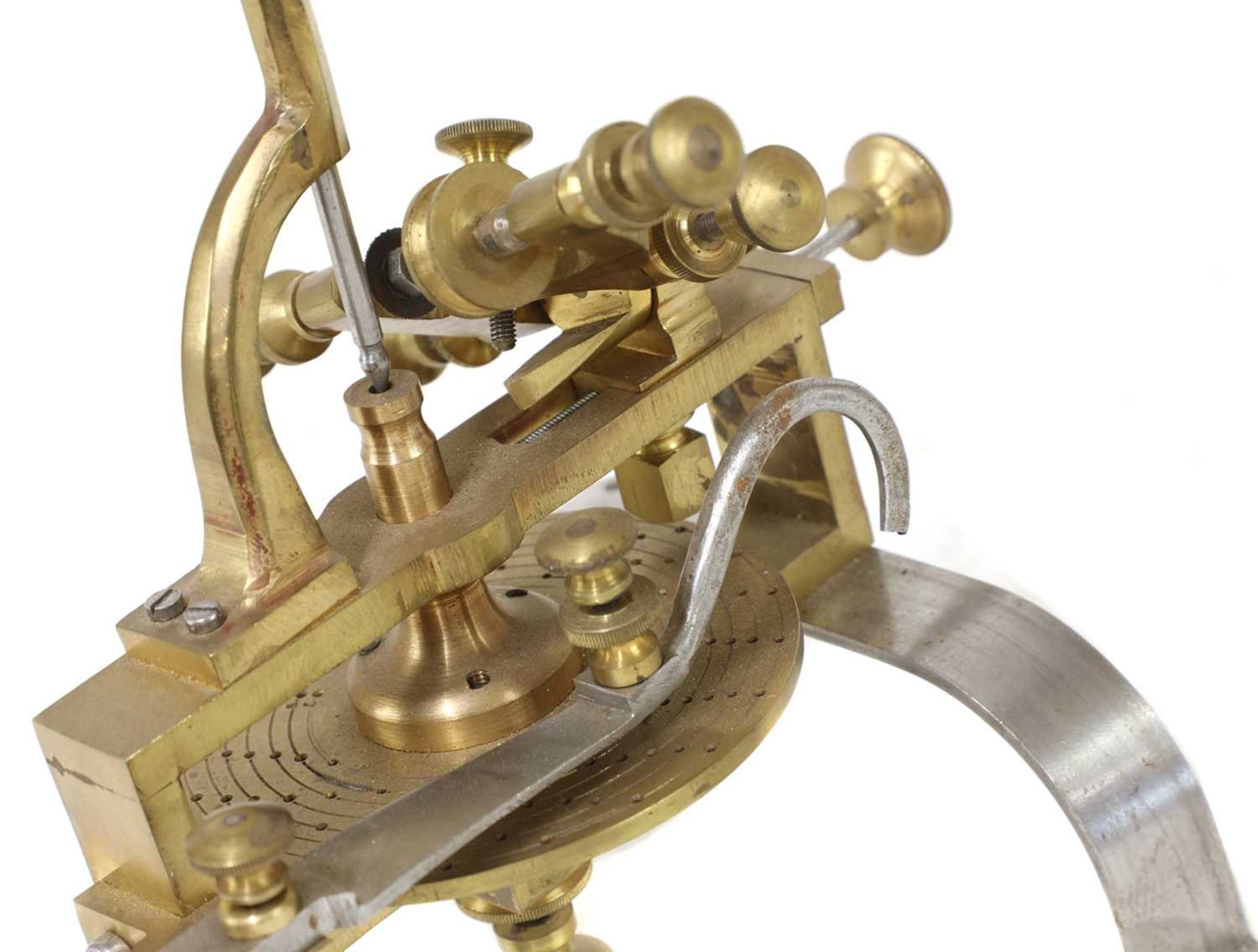 A Swiss brass escape-wheel engine, - Bild 4 aus 4