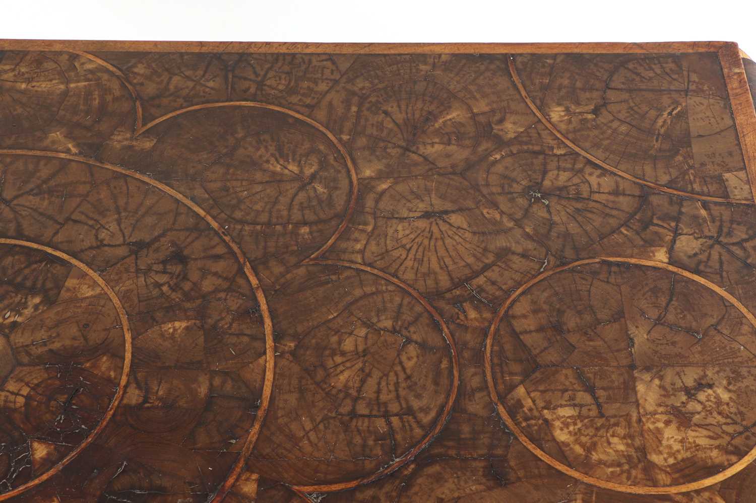 A William and Mary oyster veneered laburnum and fruitwood inlaid chest of drawers - Image 11 of 85