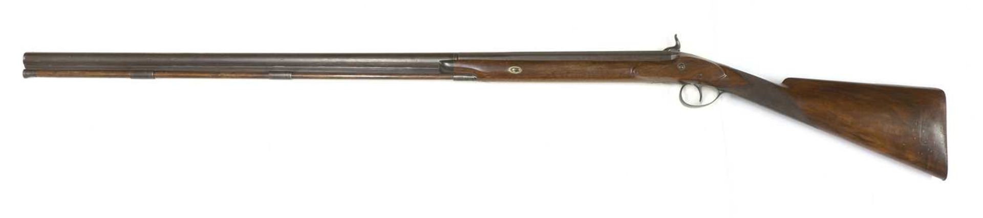 A single-barrelled percussion shotgun, - Image 7 of 7